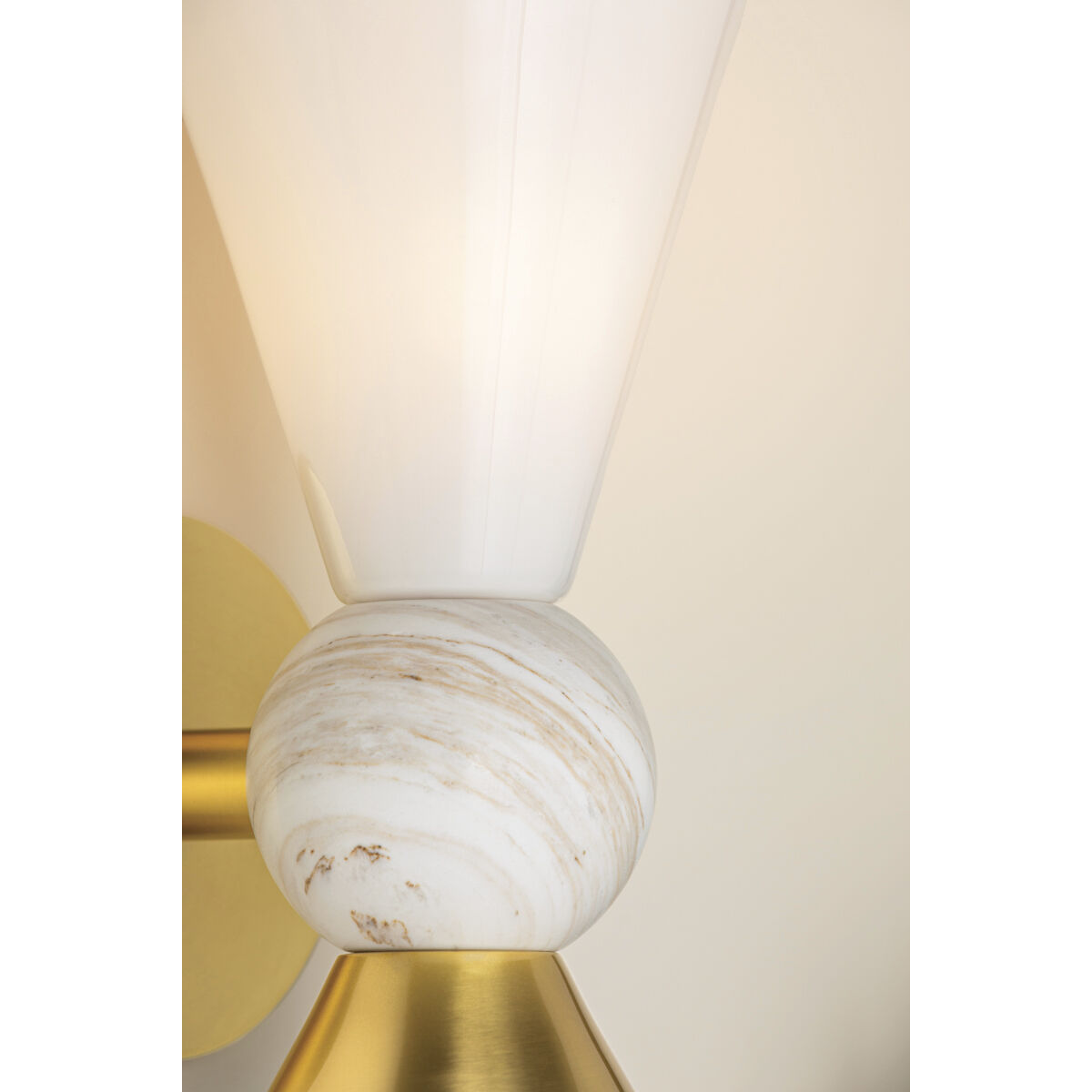 Mona 1 Light 6 inch Aged Brass Wall Sconce Wall Light