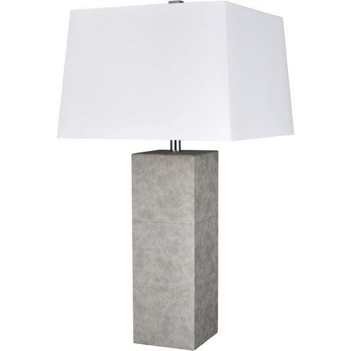Unbound 32 inch 150.00 watt Light Gray Table Lamp Portable Light