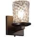Veneto Luce LED 5 inch Matte Black Wall Sconce Wall Light