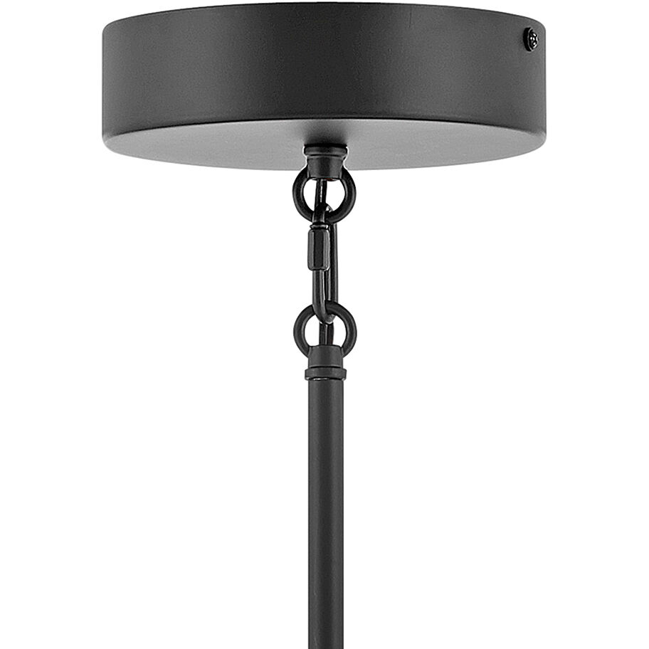 Styx LED 18 inch Black Chandelier Ceiling Light