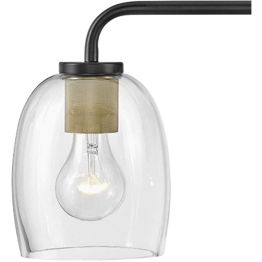 Percy LED 24 inch Black Bath Light Wall Light