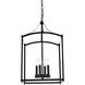 Janet 4 Light 15 inch Black Pendant Ceiling Light