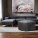 Shar Pei Universal 18 inch Charcoal Ottoman