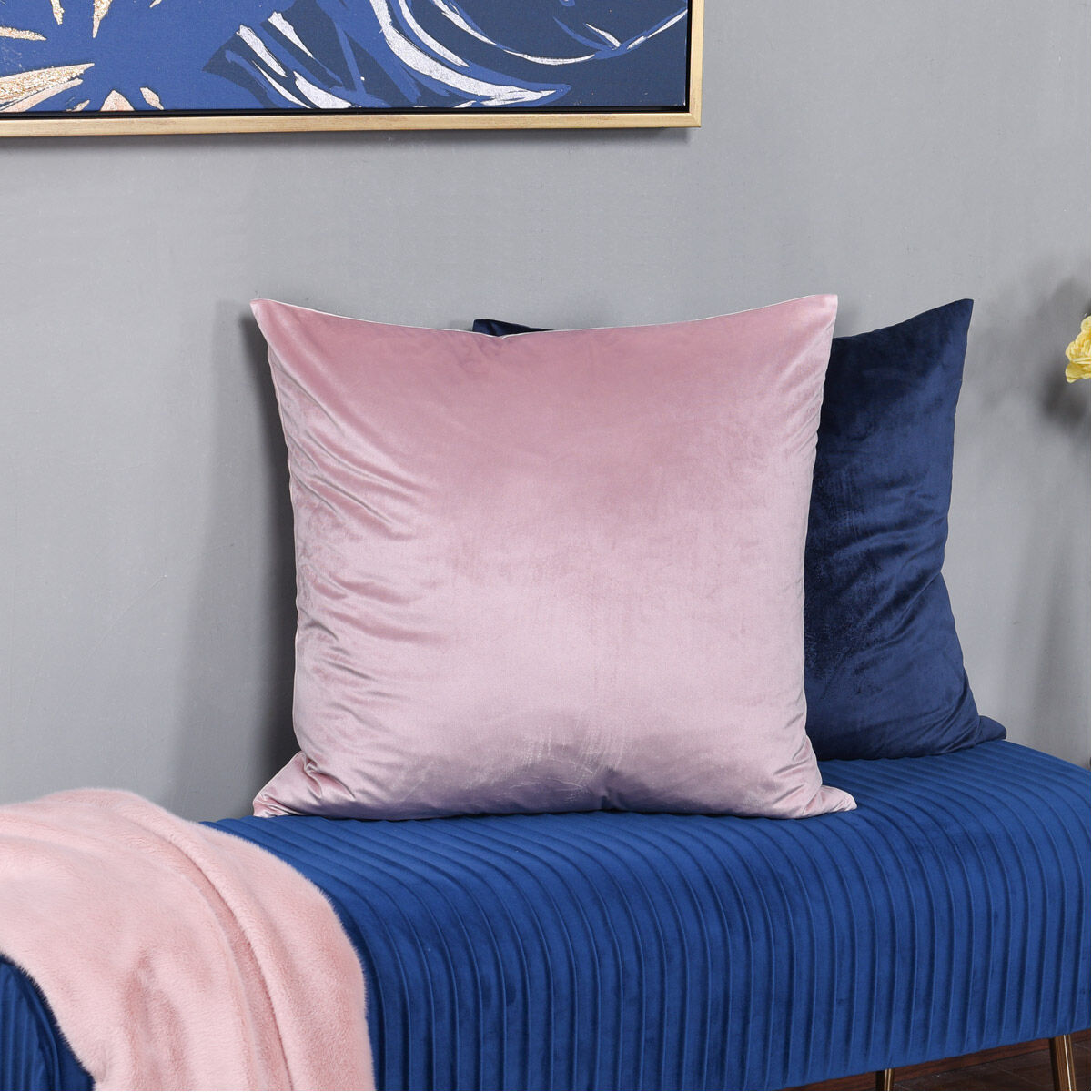 Dann Foley 24 inch Blush Decorative Pillow