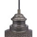 Englewood 1 Light 12 inch Antique Pewter Outdoor Hanging Lantern