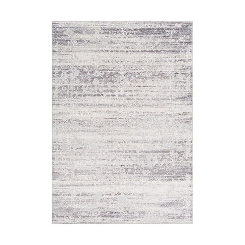 Genesis 91 X 63 inch Silver Gray/White/Medium Gray/Pale Blue/Denim Rugs, Rectangle