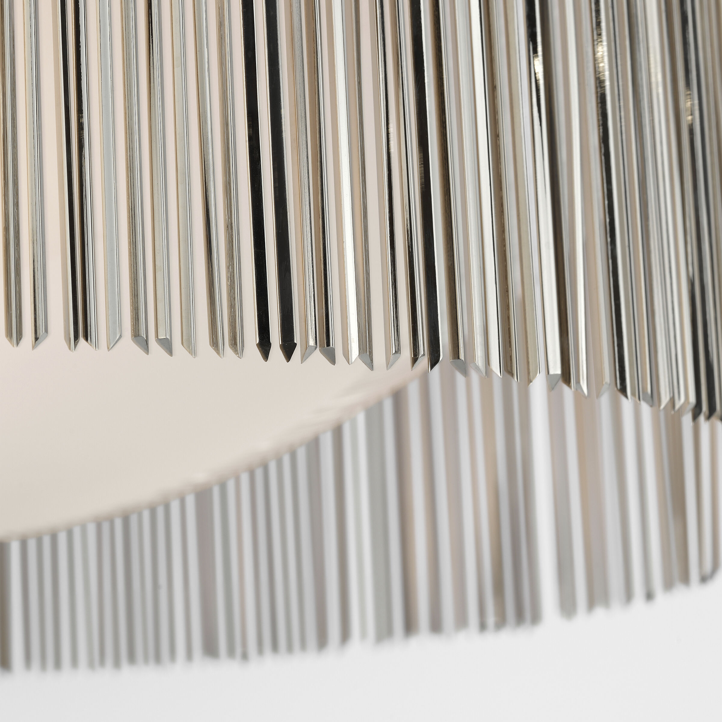 Fisher Weisman Sutton LED 21 inch Polished Nickel Flush Mount Ceiling Light