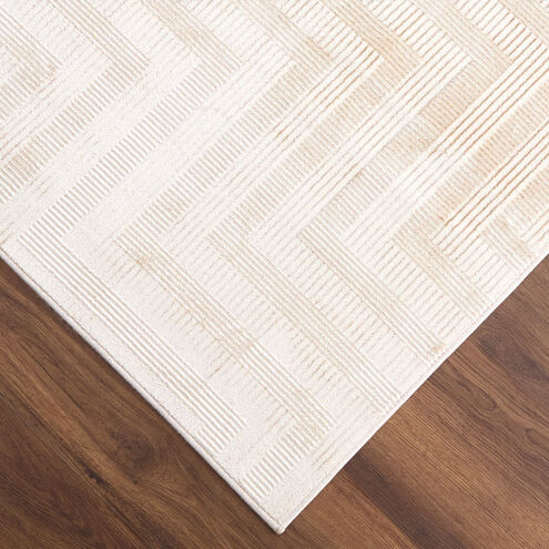 Livia 90 X 63 inch Gold Rug in 5 x 7