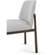 Urbane Campfire Dining Side Chair, Wooden, Upholstered