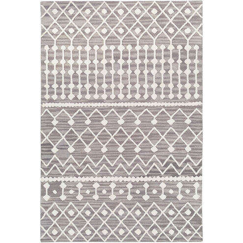 Izmir 108 X 72 inch Charcoal/Light Gray/Ivory Rugs