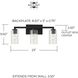 Ravenwood 3 Light 23 inch Black Iron Vanity Light Wall Light