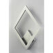 Alumilux Rhombus LED 19.25 inch Satin Aluminum Outdoor Wall Mount