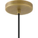 Mist 1 Light 11.75 inch Legacy Brass Pendant Ceiling Light