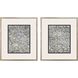 Paragon Blue and Beige and Gray and Multi Framed Art