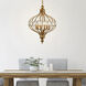 Altair 6 Light 19 inch Antique Bronze Chandelier Ceiling Light