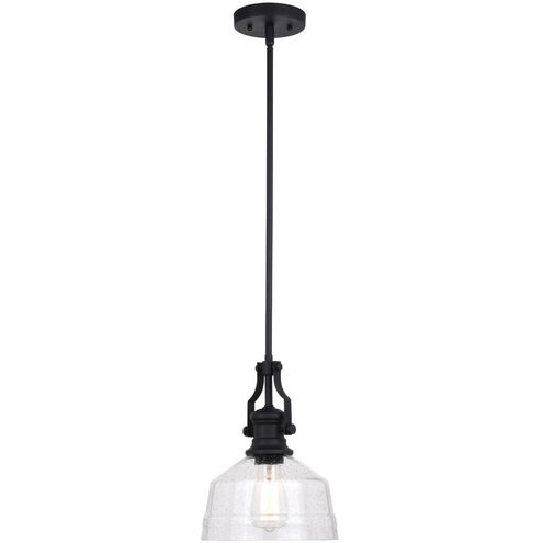 Beloit 1 Light 9 inch Matte Black Mini Pendant Ceiling Light