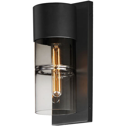 Smokestack LED 13.75 inch Black Outdoor Wall Mount