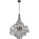 Flow 6 Light 26 inch Steel Pendant Ceiling Light