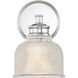 Vintage 1 Light 5 inch Chrome Wall Sconce Wall Light