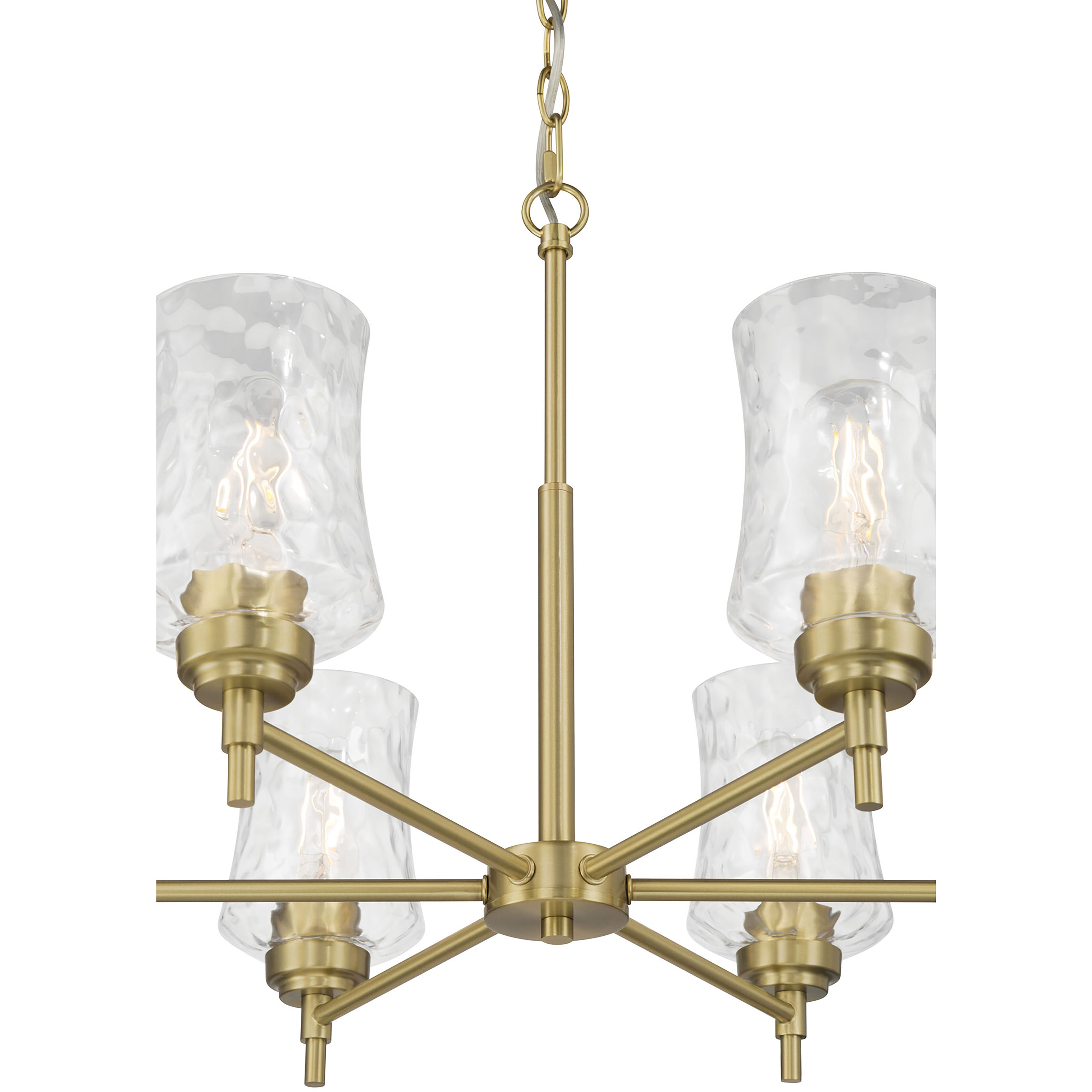 Clarvyn 6 Light 25.5 inch Vintage Brass Chandelier Ceiling Light