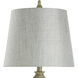 Signature 25 inch 60 watt Distressed Gray and Cream Table Lamp Portable Light