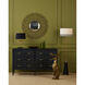 Gieves 64.5 inch 150 watt Black and Bronze and Antique Brass Floor Lamp Portable Light