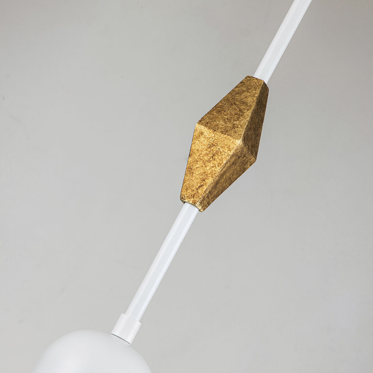 Etoile 1 Light 7 inch White Pendant Ceiling Light