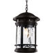 Boardwalk 1 Light 11 inch Black Outdoor Hanging Lantern