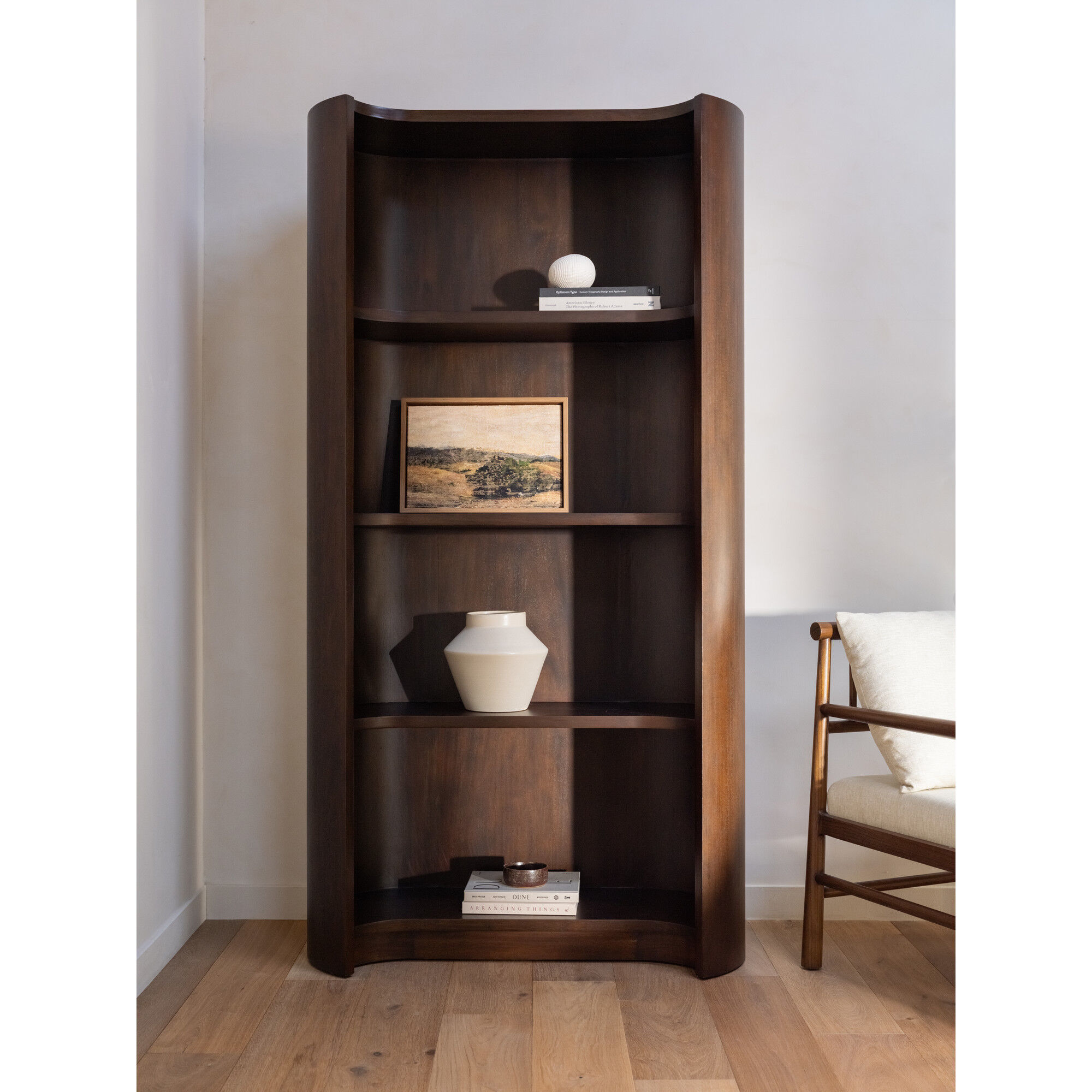 Nera Brown Bookcase