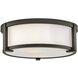 Lowell 2 Light 13 inch Oil Rubbed Bronze Outdoor Ceiling Light