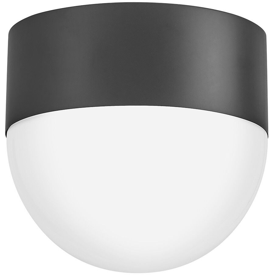 Bardi 1 Light 8 inch Black Outdoor Flush Mount