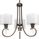 Invite 3 Light 22 inch Antique Bronze Chandelier Ceiling Light