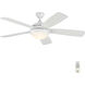 Discus 52 Smart 52 inch Matte White Smart Ceiling Fan