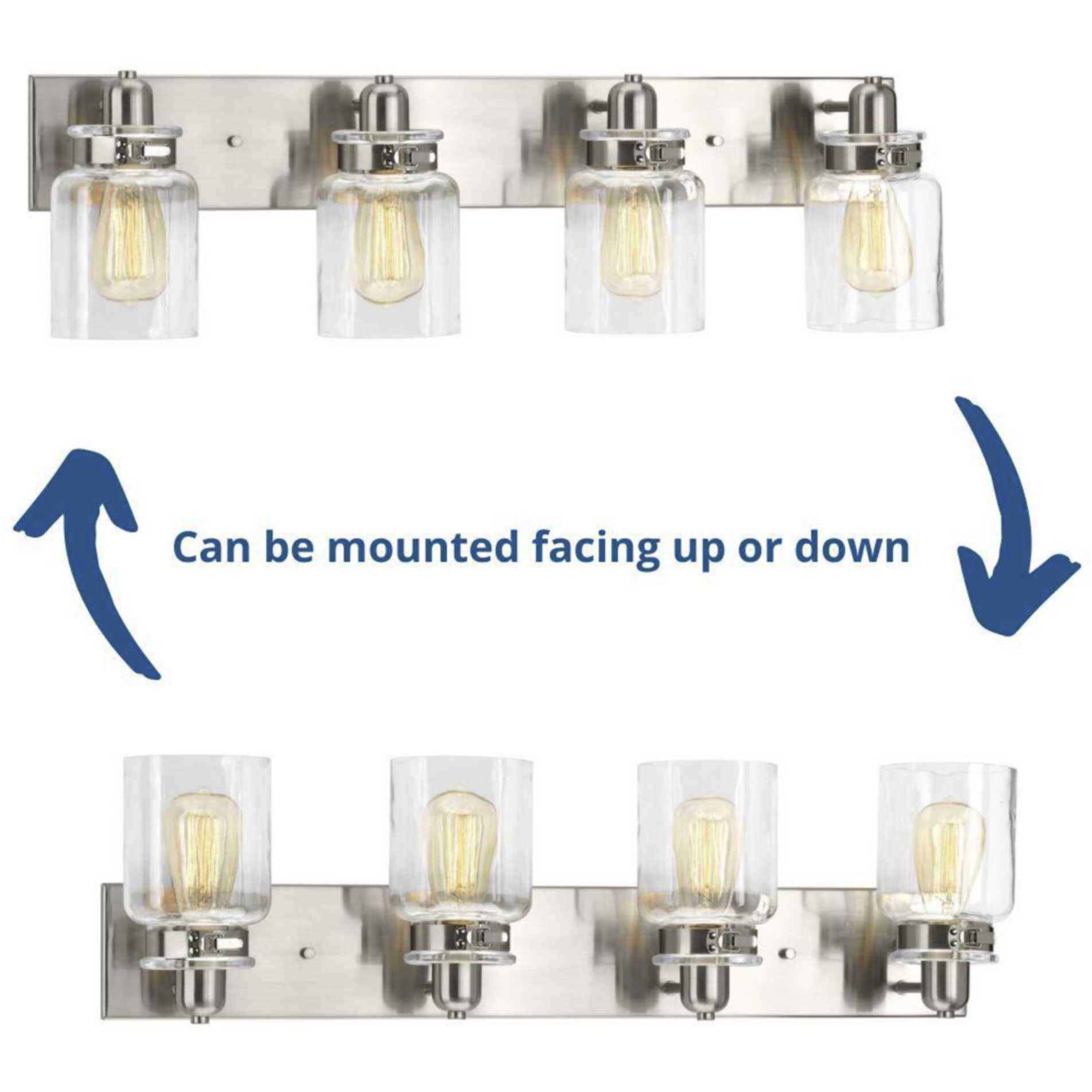 Calhoun 4 Light 30 inch Brushed Nickel Bath Vanity Wall Light