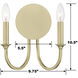 Stone Canyon Sconce Wall Light in Gold
