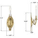 Milford Bath Sconce Wall Light