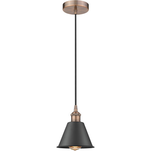 Edison Smithfield LED 7 inch Antique Copper Mini Pendant Ceiling Light