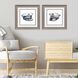 Blue Waterways / Nautica Blue and White Framed Art, Propac