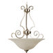 Cecilia 3 Light 18 inch Brushed Polished Nickel Pendant Ceiling Light
