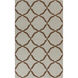 Frontier 36 X 24 inch Dark Brown, Taupe Rug
