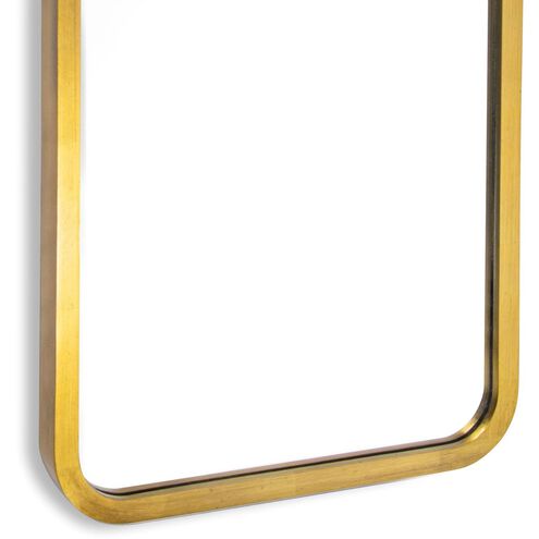 Scarlett 43 X 15.5 inch Gold Leaf Mirror