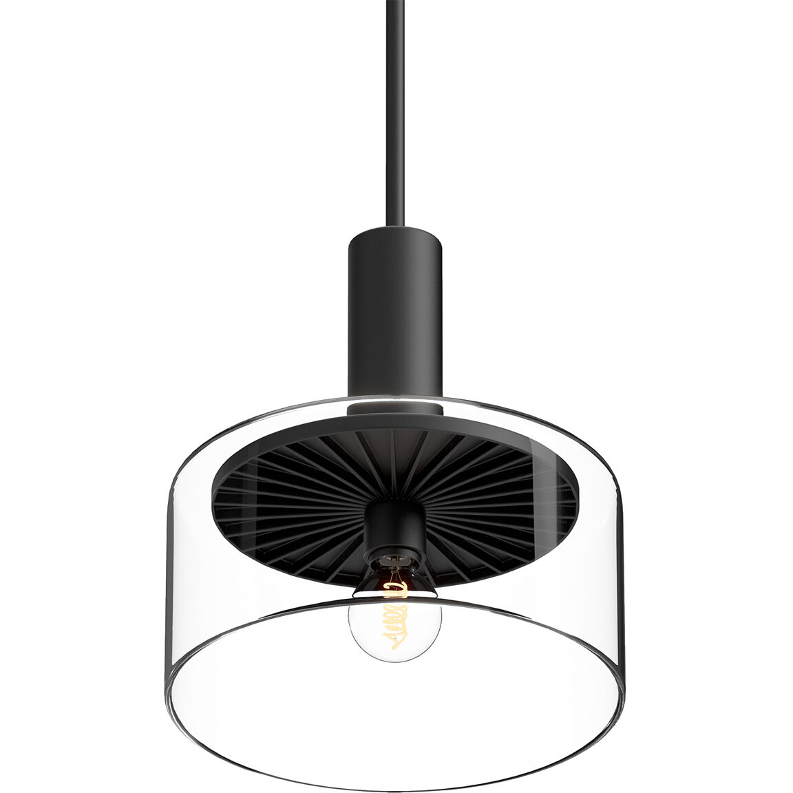 Alora Mood Royale Pendant Ceiling Light in Matte Black