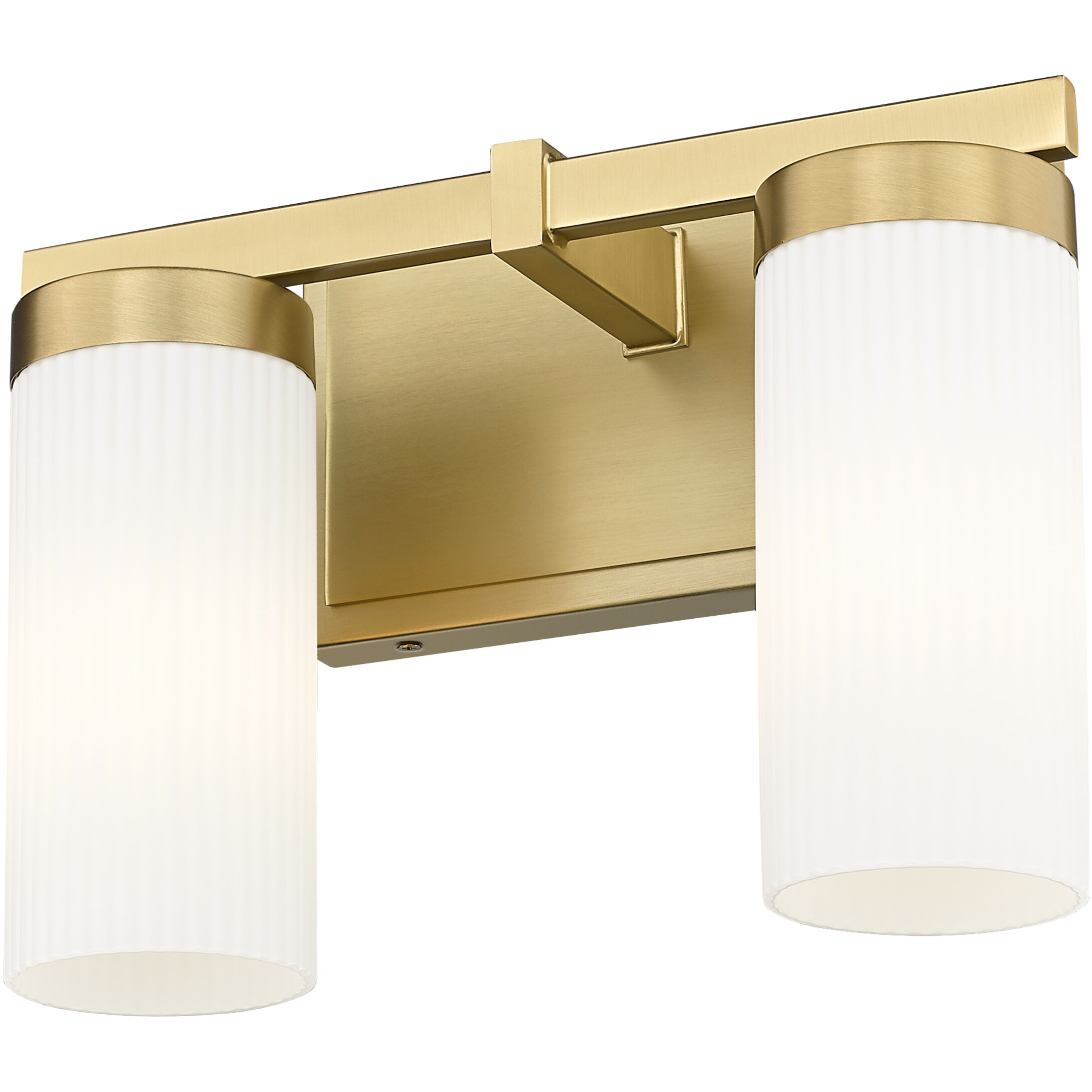 Danica 2 Light 11.75 inch Modern Gold Bath Vanity Light Wall Light