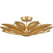 Stewart 8 Light 31.5 inch Gold Leaf Semi-Flush Mount Ceiling Light