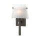 Beacon Hall 1 Light 8.6 inch Dark Smoke ADA Sconce Wall Light in Opal