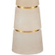 Eleanora 33.75 inch 100 watt Natural/Natural Brass Table Lamp Portable Light