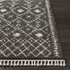 Berber Shag 35 X 24 inch Charcoal Rug in 2 x 3, Rectangle