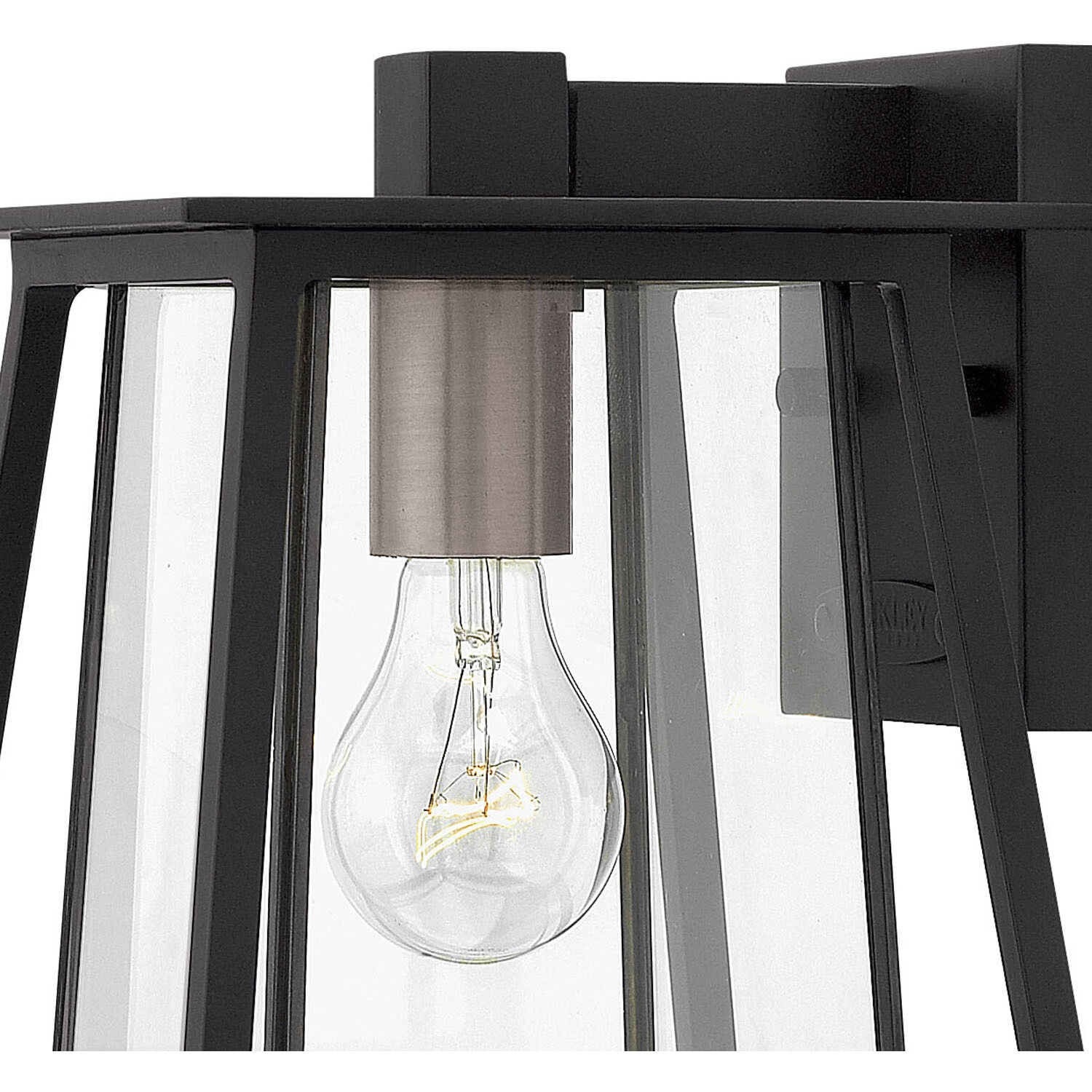 Walker Outdoor Wall Mount Lantern in Black