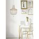Jolie 3 Light 16 inch Antique White Pendant Ceiling Light