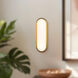 Alora Mood Evelyn 5.25 inch Brushed Gold and Alabaster Wall/Vanity Light Wall Light